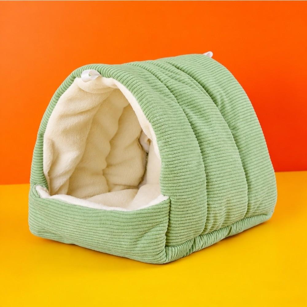 Warm Cotton Pet Bird Bed Hanging Stuffed Bird Hut New Plush Parrot Nest  Bird Sanctuary