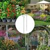 Suport pentru plante semicircular metalic, țăruș metalic pentru flori de grădină, cușcă metalică pentru bujori, pentru grădinari, legume, balcon, interior, exterior, terasă