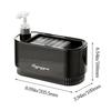 Durable 650ML Soap Dispenser Press Type Reusable Detergent Bottle Shower Gel Refill Bottle Household