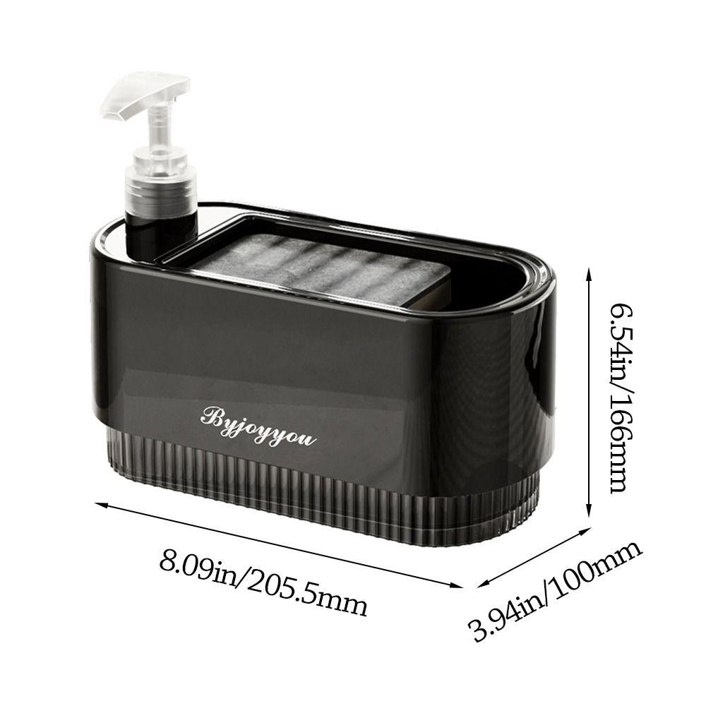 Durable 650ML Soap Dispenser Press Type Reusable Detergent Bottle Shower Gel Refill Bottle Household