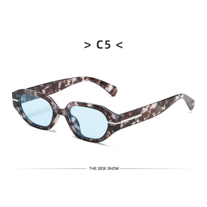 Women's sunglasses, personalized small-frame sunglasses, men's and women's fashion simple sunglasses