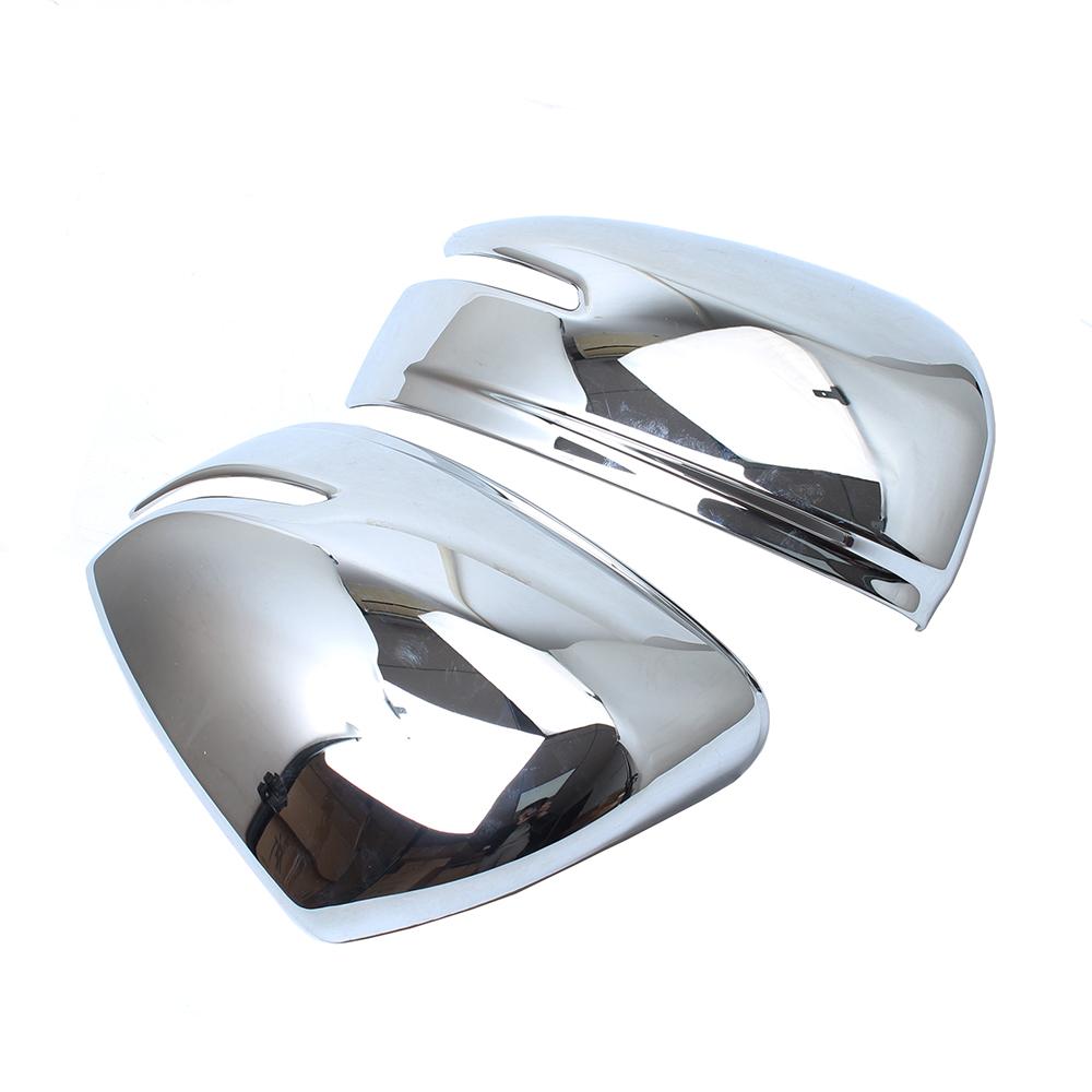Chrome Mirror Covers Caps RearView Cover For Toyota Land Cruiser 300 Series LC300  2022 Side Wing Rearview Mirror Cap Trim