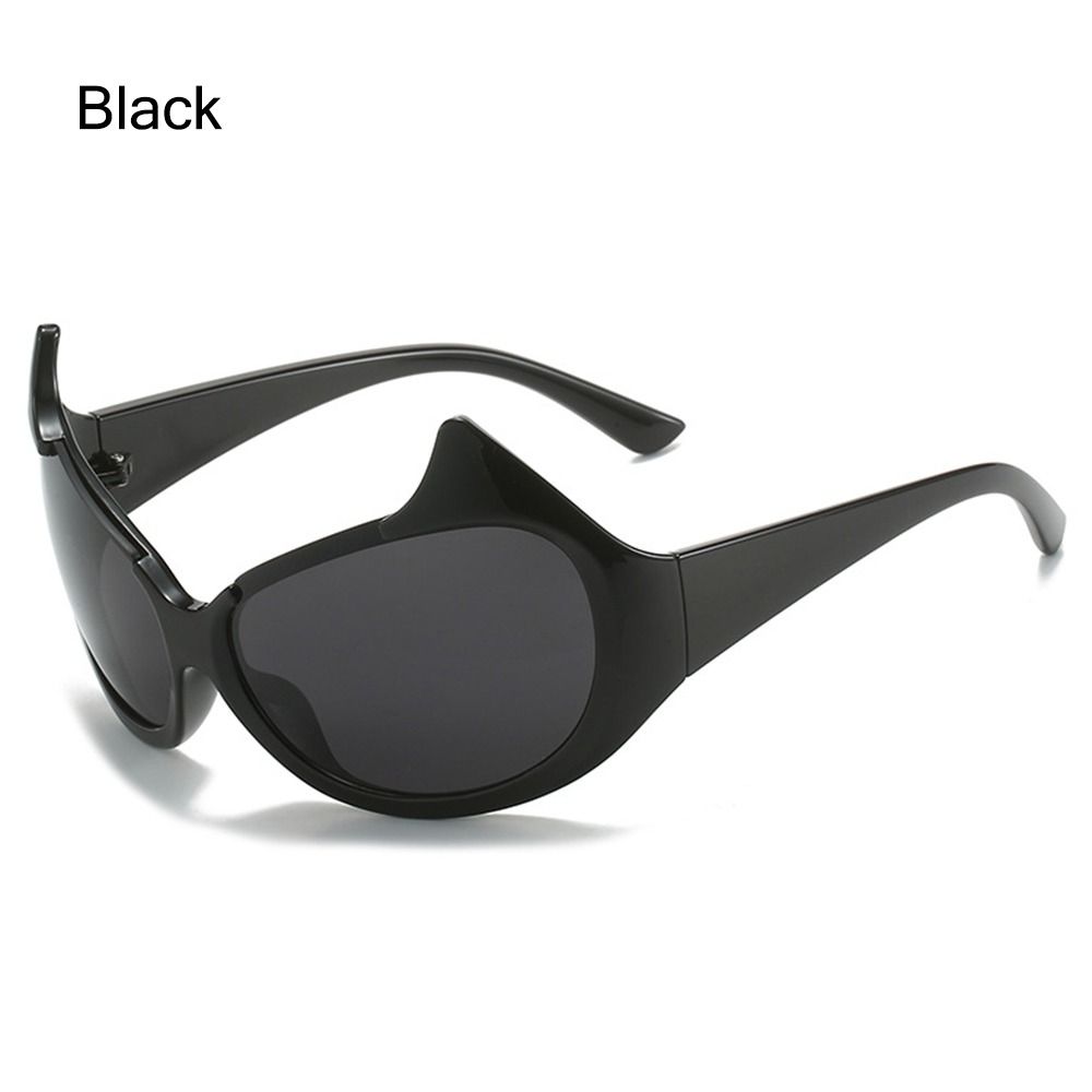 Unique Punk Sexy Shades Devil Sunglasses Y2k Sunglasses Cat Eye Sun Glasses чёрный