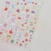 Fruit 5D Nail Art Sticker Apple Strawberry Cherry Love Hearts Bowknot Stars Cartoon Butterfly Manicure Decal DIY
