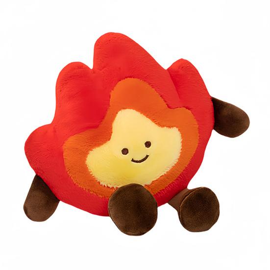 

Мягкая игрушка Flame для детей, подушка с изображением улыбающегося пламени, мягкая игрушка для игр