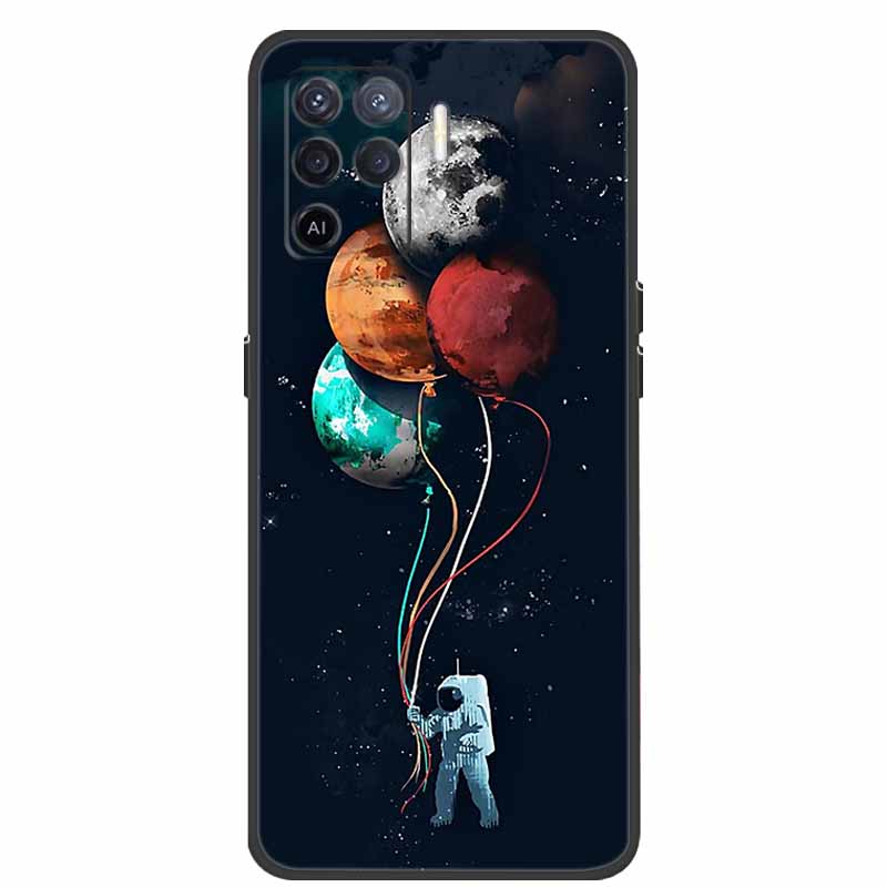 For Coque OPPO Reno5 Lite Case Shockproof Soft silicone TPU Back Cover For Oppo Reno 5Z 5 Lite Phone Case 5Lite CPH2205 Fundas