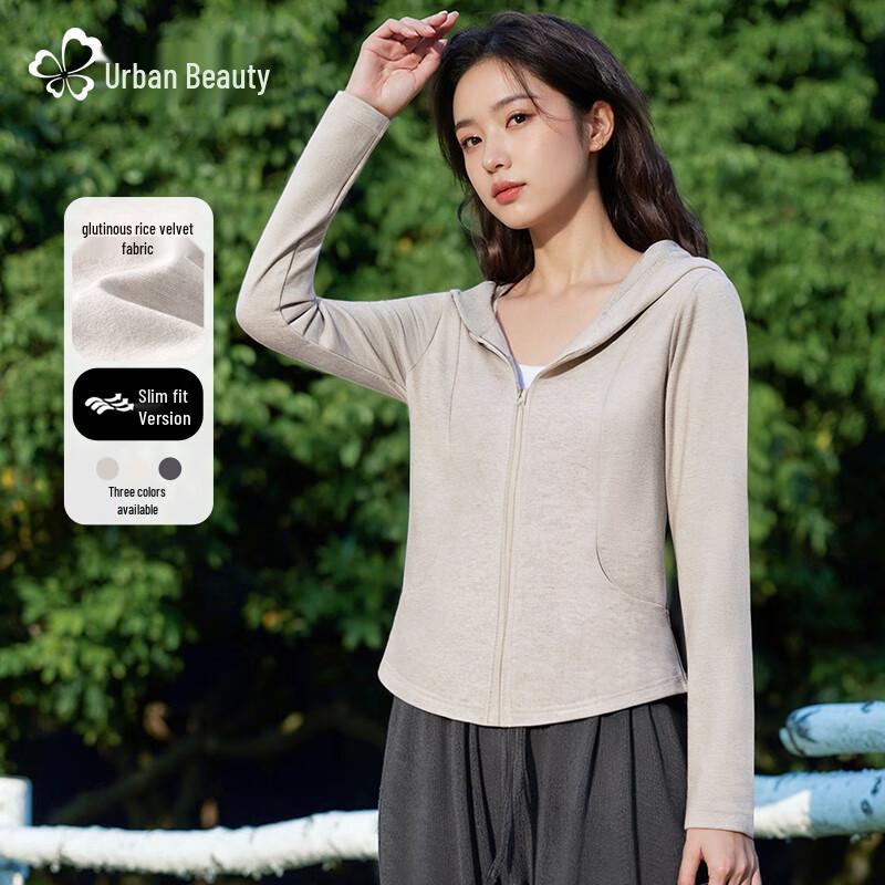 

Женская короткая толстовка с капюшоном в городском стиле S