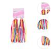 2Pcs Bicycle Grips Ribbon Length 25cm Kids Bike Handlebar Tassels Easy Attach