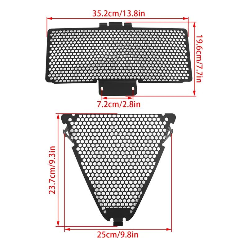 For DUCATI Panigale 899 959 1199 1299 V2 Motorcycle Aluminum Radiator Guard Grille Cover Protector Protective Grill