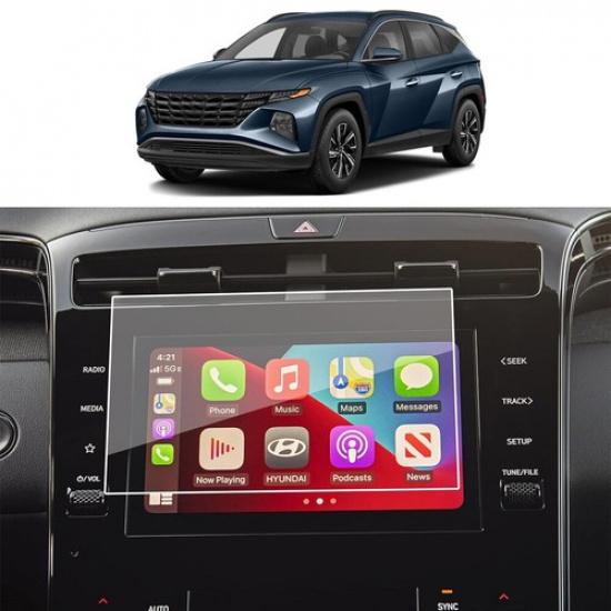 8in Car Touch Screen Protector Tempered Glass For 2022 2023 2024 Hyundai Tucson