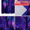2D Flat Printing  2pcs Mystic Dreamweaver Chic Curtains Digital Printed Durable 100% Polyester Fabric Curtains Decorations Ldeal
