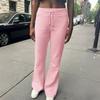 Fashionable and Sporty Simple Solid Color Casual Versatile Trousers for Women 2025 Autumn and Winter New Style