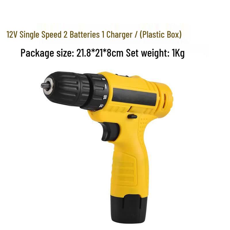 12V Cordless Lithium-Ion Drill