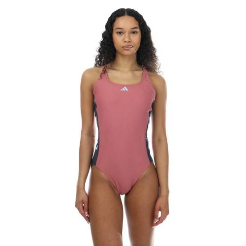 Adidas Womens/Ladies Colour Block Stripes One Piece Swimsuit