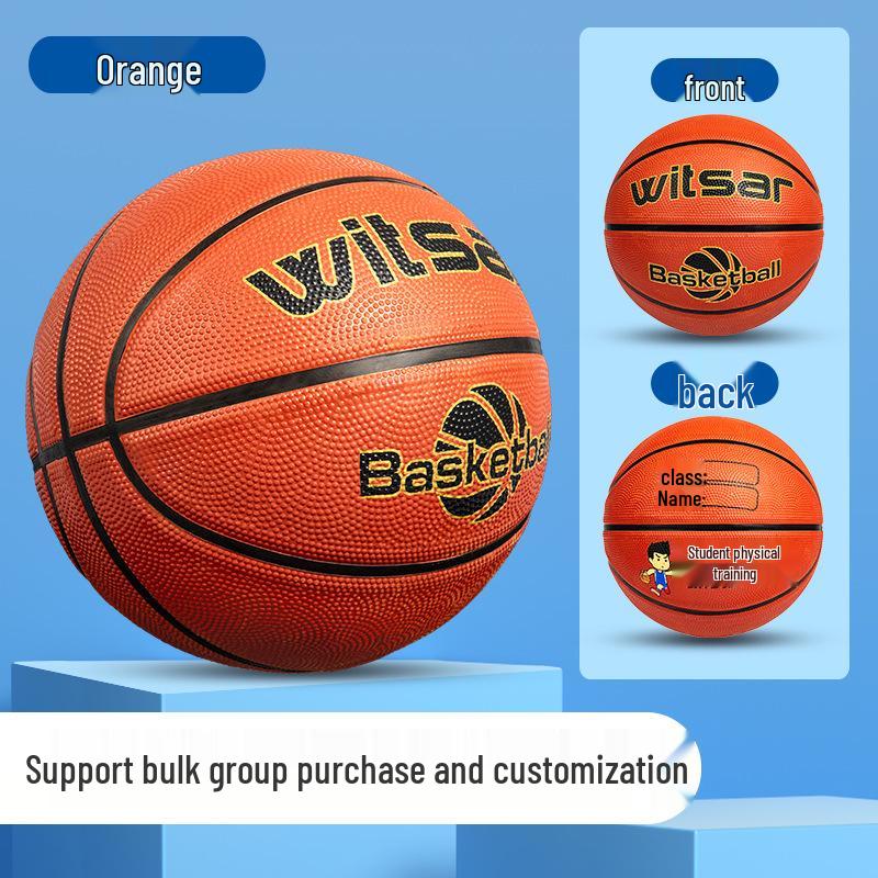 Beginner's Leather Basketball for Young Children: Sizes 3-7