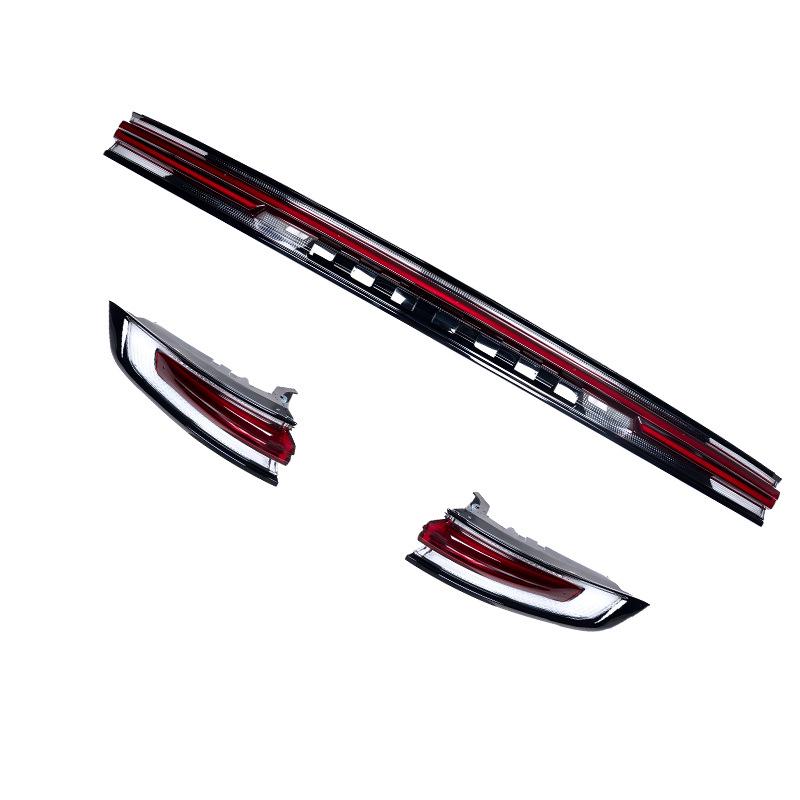 Porsche Cayenne 2024-2025 Model Taillight - Red Base, Non-Flowing Water