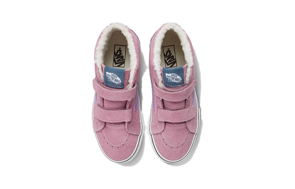 Vans SK8 Comfortable Mid Top Kids' Skateboarding Shoes Pink Children Aged 3 7 Years Old VN0A38HHD1Q