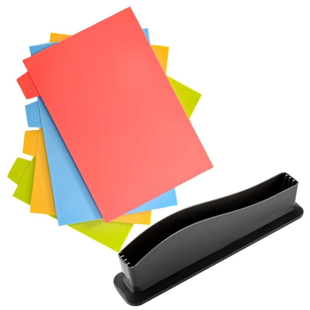 Color Coded Chopping Board Set Non-Slip Color Coded Board Set Anti Mildew Board  Kitchen Use