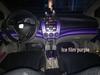 Carbon Fiber Interior Sticker for 08-14 City Model: Center Console Decoration Film