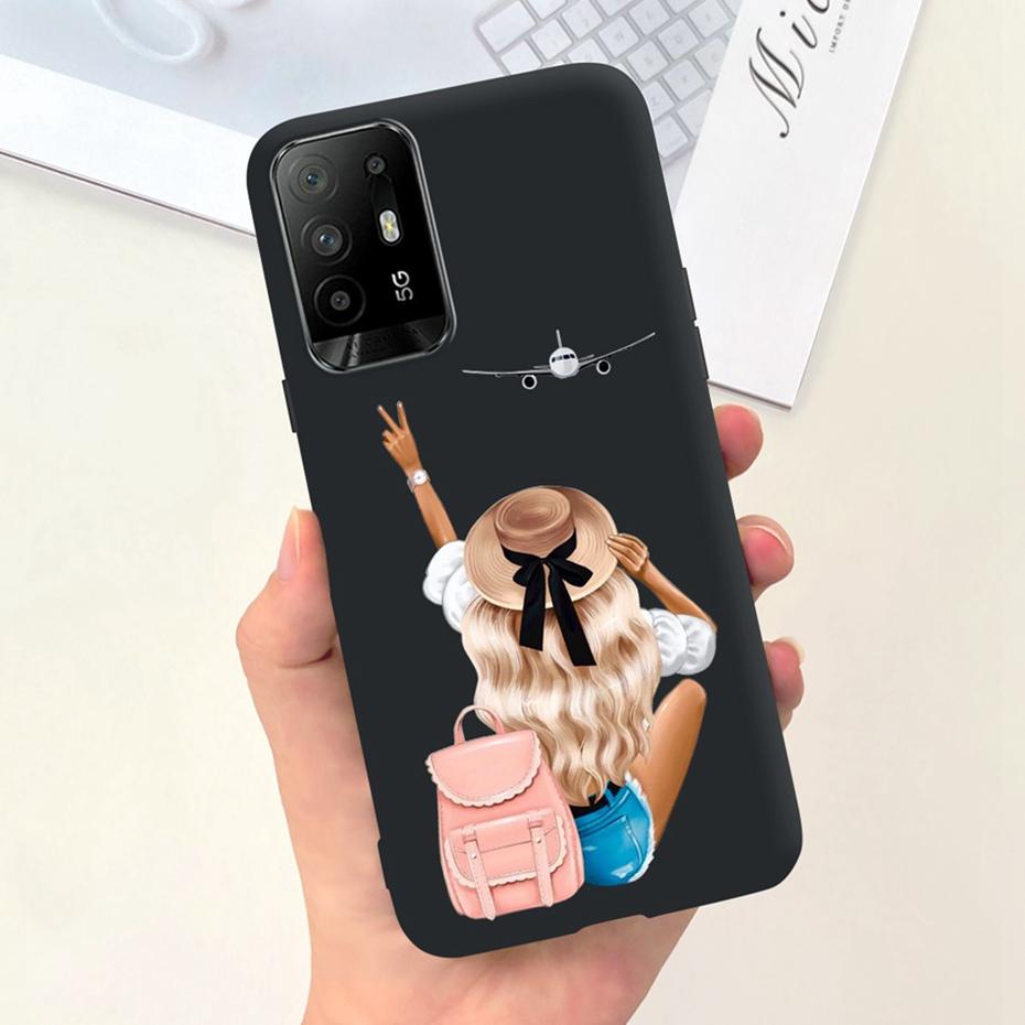 Fashion Case For OPPO Reno5 Z CPH2211 Soft Silicon Shockproof Protective Cover For Oppo Reno 5Z 5G Phone Cases