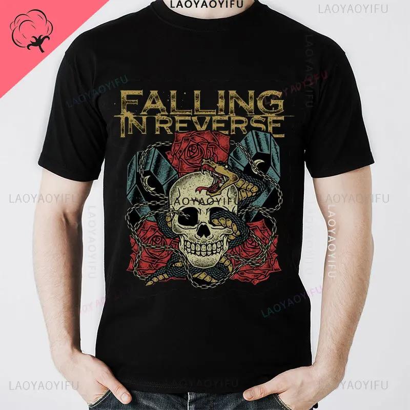 Rock Band Falling In Reverse Official Merchandise The Death Shirt Accessories Men Women Cotton Novelty T-shirt Short Sleeve Tee