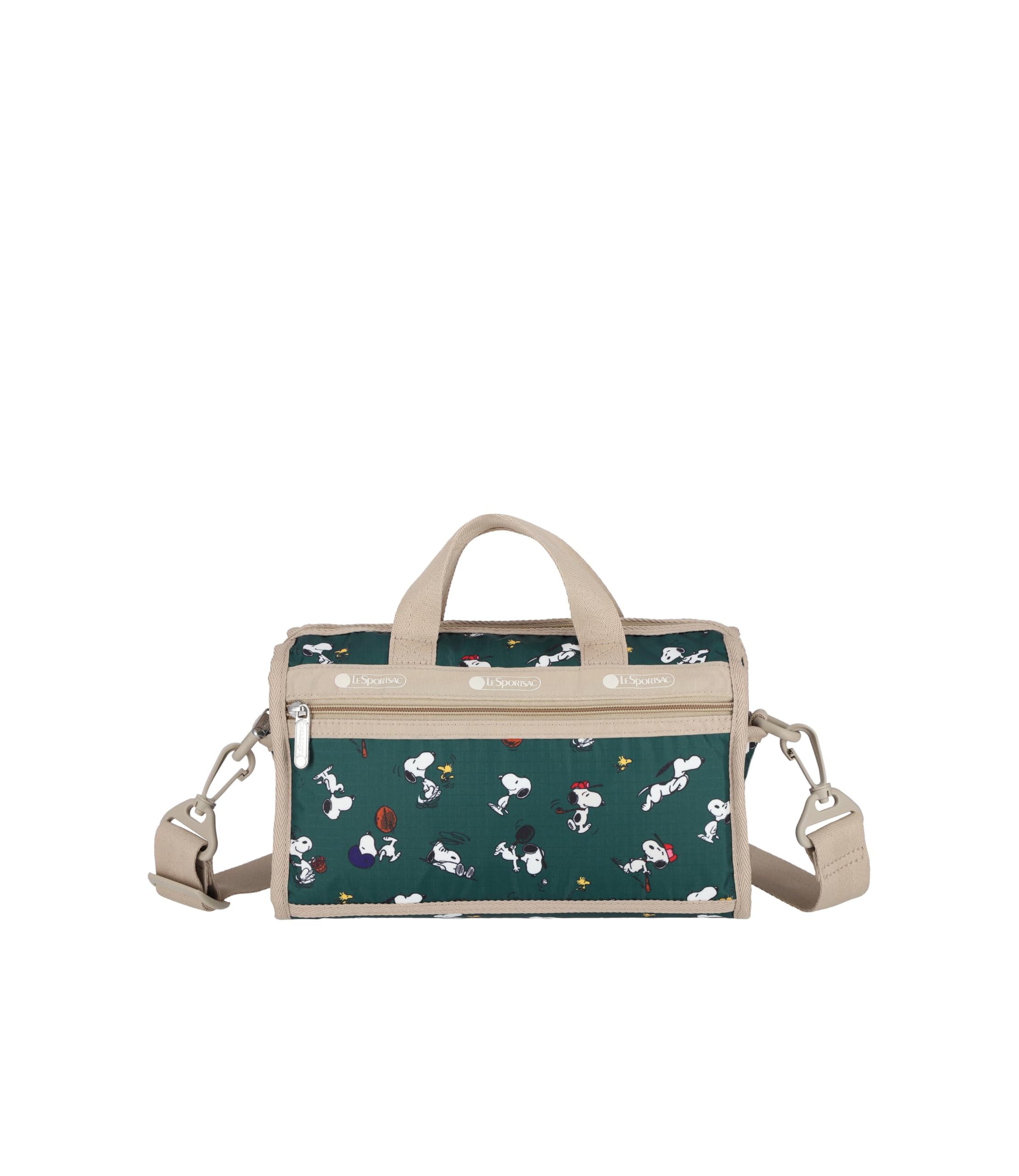 

Boston MINI Duffel Snoopy и Woodstock Green [LeSportsac] [Официальный] CROSSBODY/1594