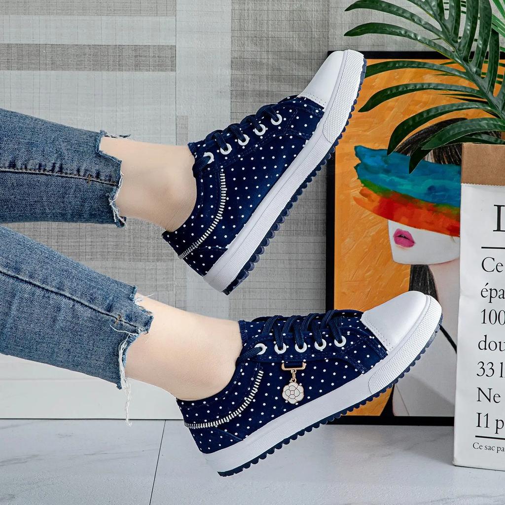 Summer Women's Hollow Denim Mesh Shoes Flat Casual Shoes Breathable Shoes Net Shoes