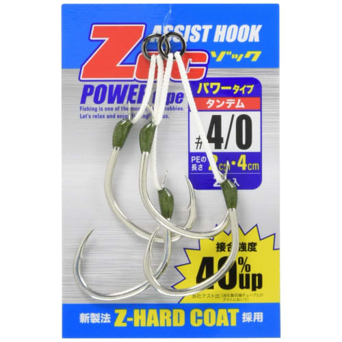 

Major Craft ZOC Assist Hook For Thick Shaft Big Fish ZOC-PT3050#4/0