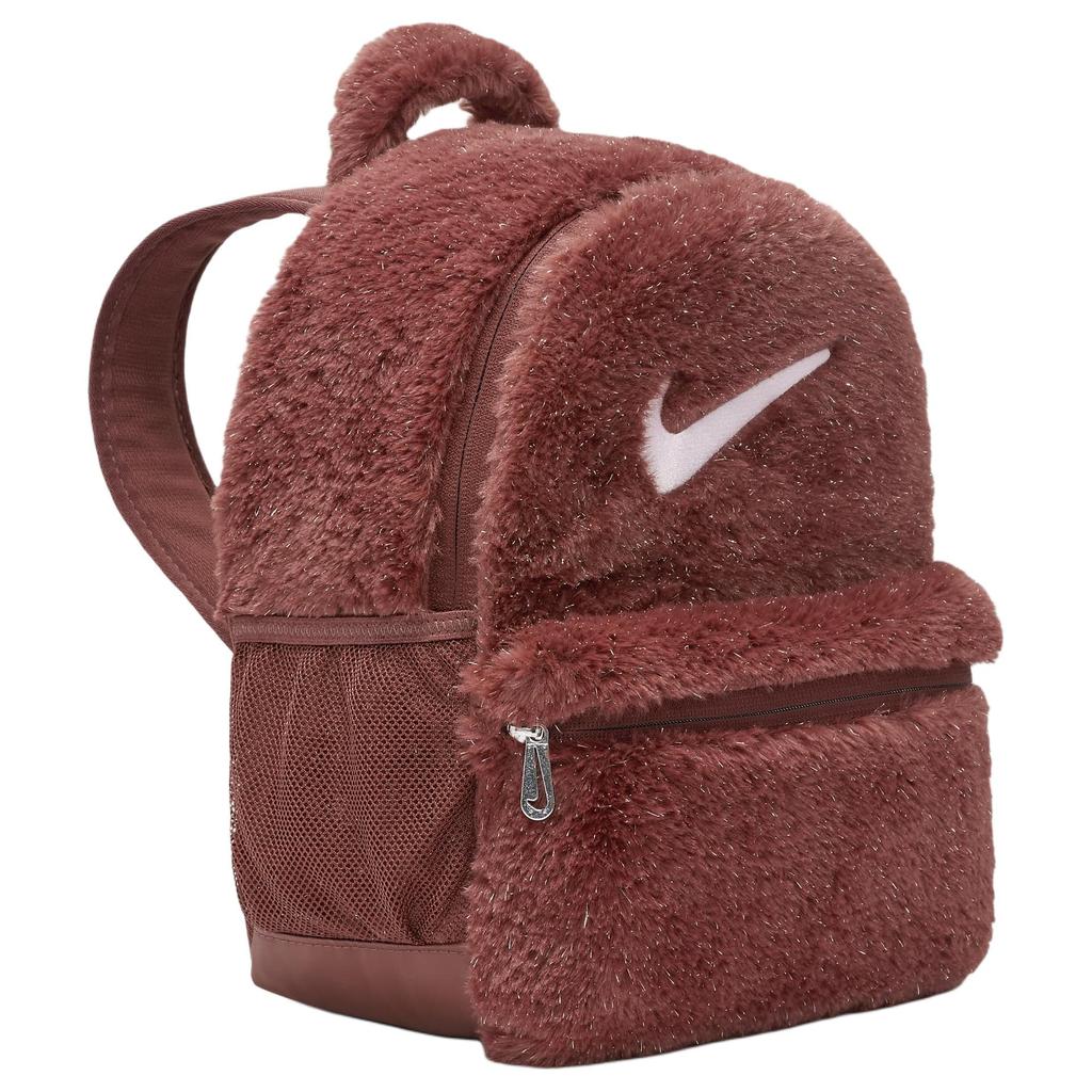 Nike 11L Brand Logo Zipper Closure Polyester Backpack Unisex Backpack Red FZ1330-231