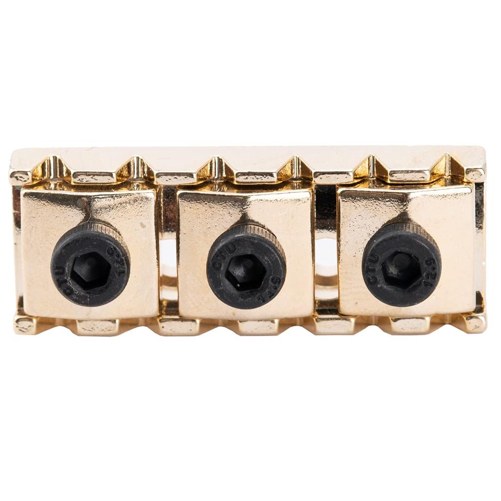 Musiclily Pro 42mm Stalowy Nakrętka blokująca R2 do mostków tremolo Floyd Rose, Złota