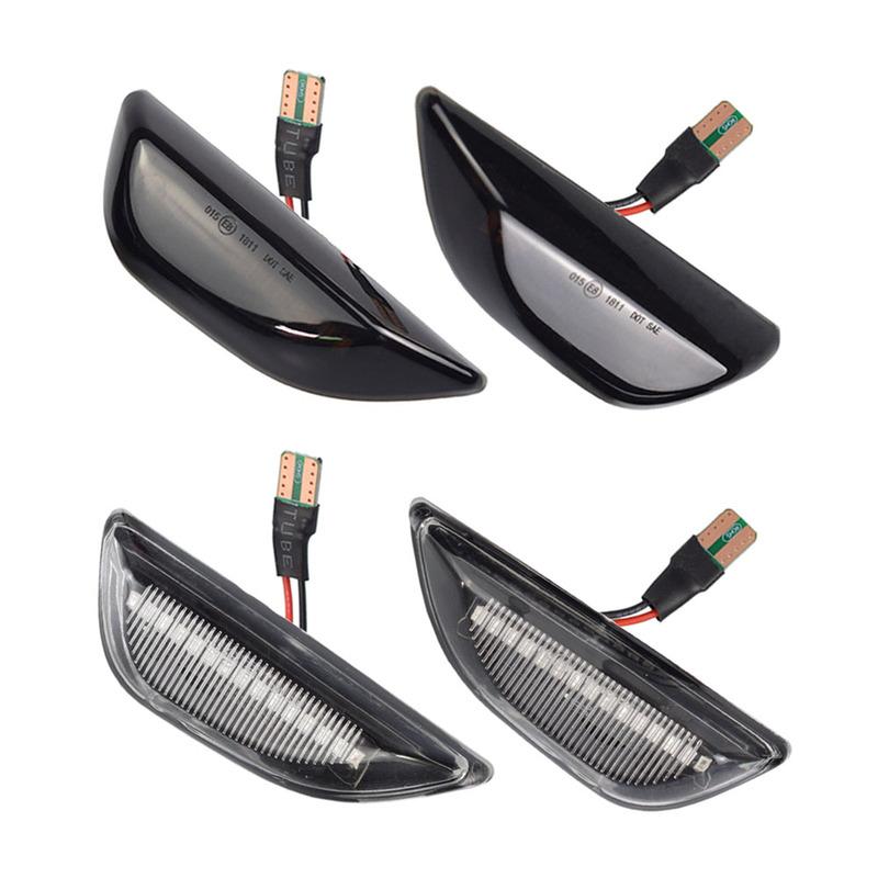 2Pcs Dynamic Led Side Marker Flowing Turn Signal Sequential Blinker Lamp Fit For Opel Mokka Mokka X Chevrolet Trax Buick Encore