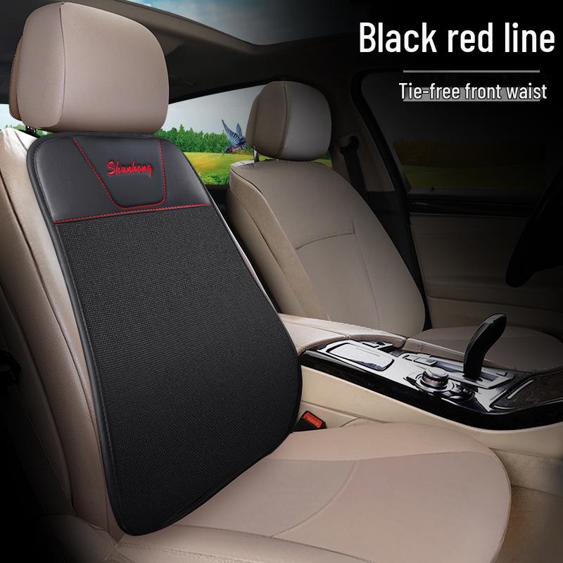 

Универсальный комплект подушек на сиденье для автомобиля и офисного кресла на все четыре сезона – Удобный хлопок и лен, двойного назначения, без спинки, 3 штуки