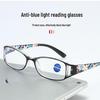 Women's Retro Blue Light Blocking Reading Glasses for Middle-Aged & Elderly - High-Definition, Anti-Fatigue for Reading & Mobile Use.