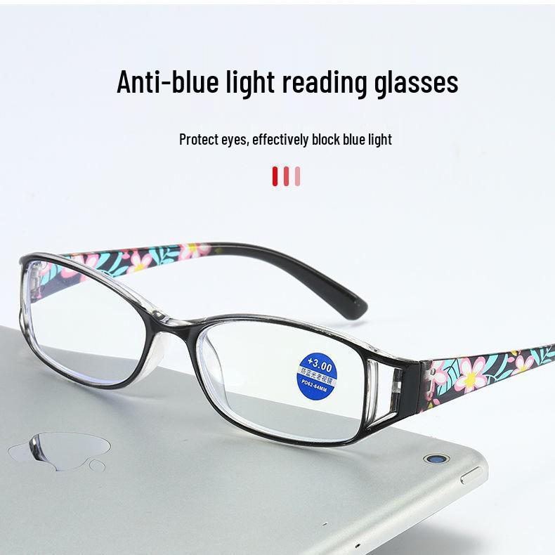Women's Retro Blue Light Blocking Reading Glasses for Middle-Aged & Elderly - High-Definition, Anti-Fatigue for Reading & Mobile Use.