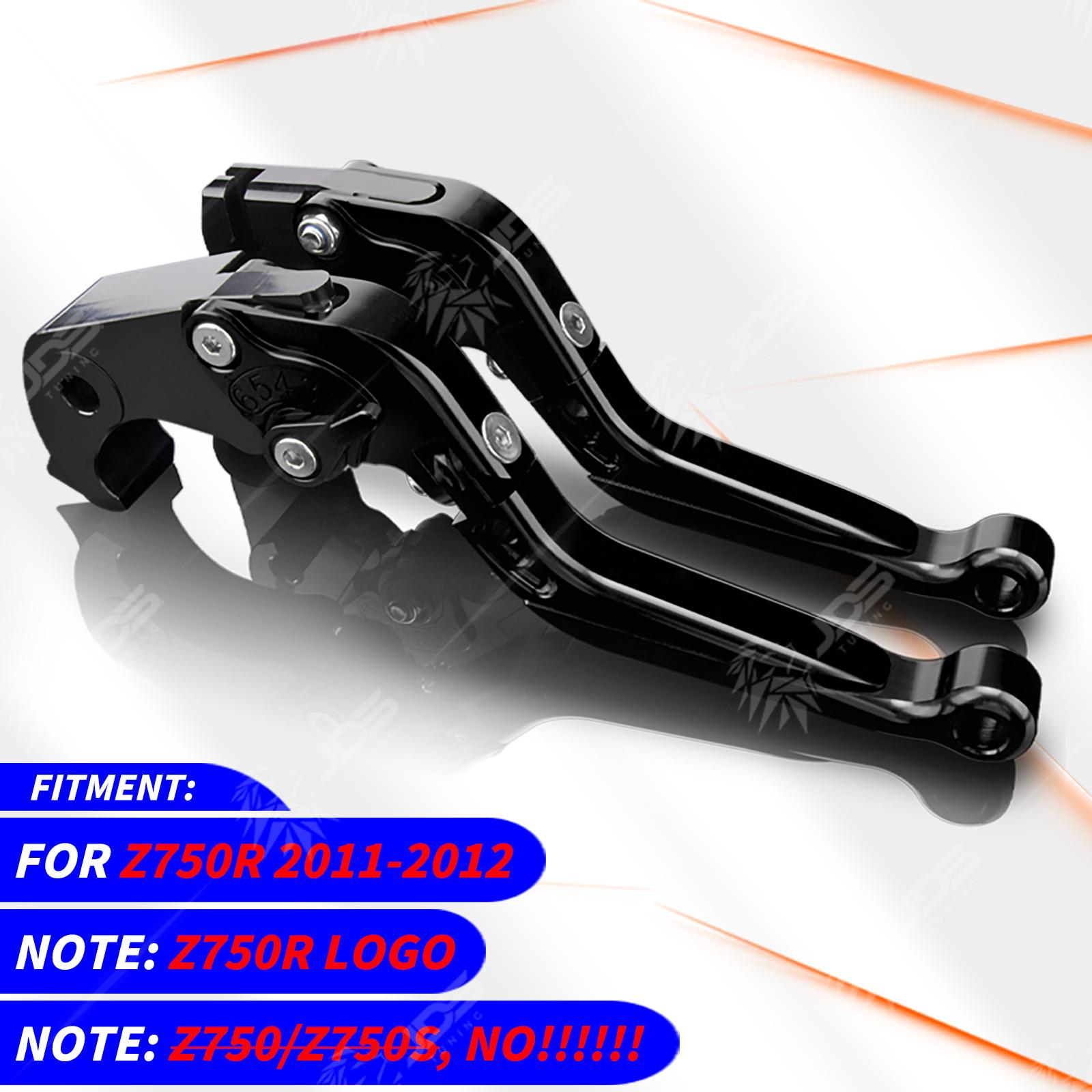 JDSTUNING Для Kawasaki Z750R 2011-2012 Комплект Рычагов Сцепления и Тормоза Регулируемые Складные Рычаги Аксессуары Запчасти BL (2011-2012)