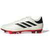 Adidas Copa Pure 2 Club Al1 Round Toe Lace-Up Ag (Rubber Short Studs) Slip-Resistant Durable Soccer Shoes Unisex Soccer Shoes White Black Red IG1099