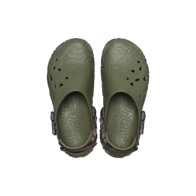 Crocs EVA Lightweight Non-Slip Breathable Sports Sandals Men Sandals Army-Green 208391-32C