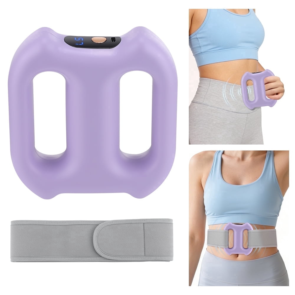 Wireless Electric Fascia Ring Massager, Dual-ring Vibration, Rechargeable Muscle Massage Tool