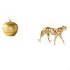 Cheetah Resin Figurine Sculpture Art Decorative Tabletop Ornament for Bookshelf Dining Room Bedroom