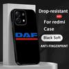 D-dafs Logo Car Logo Fashion Pattern Phone Case For Redmi Note 14 13 12 11 Pro Plus S 5G 14C A3 Soft Black Phone Cover