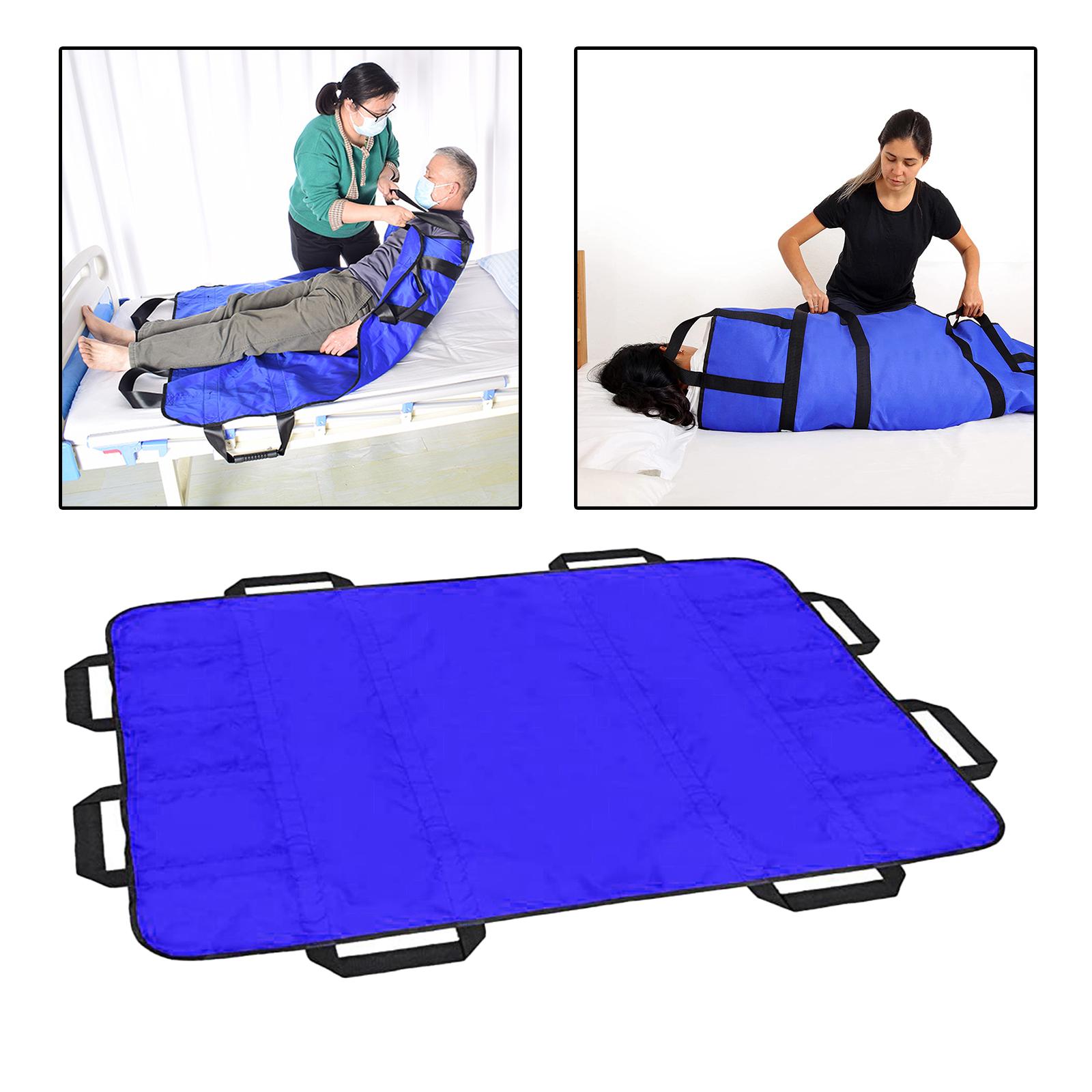 

40x48Inches Positioning Bed Pad Incontinence Mattress, Easy Lift and Transfer for Incontinence & with Handles синий