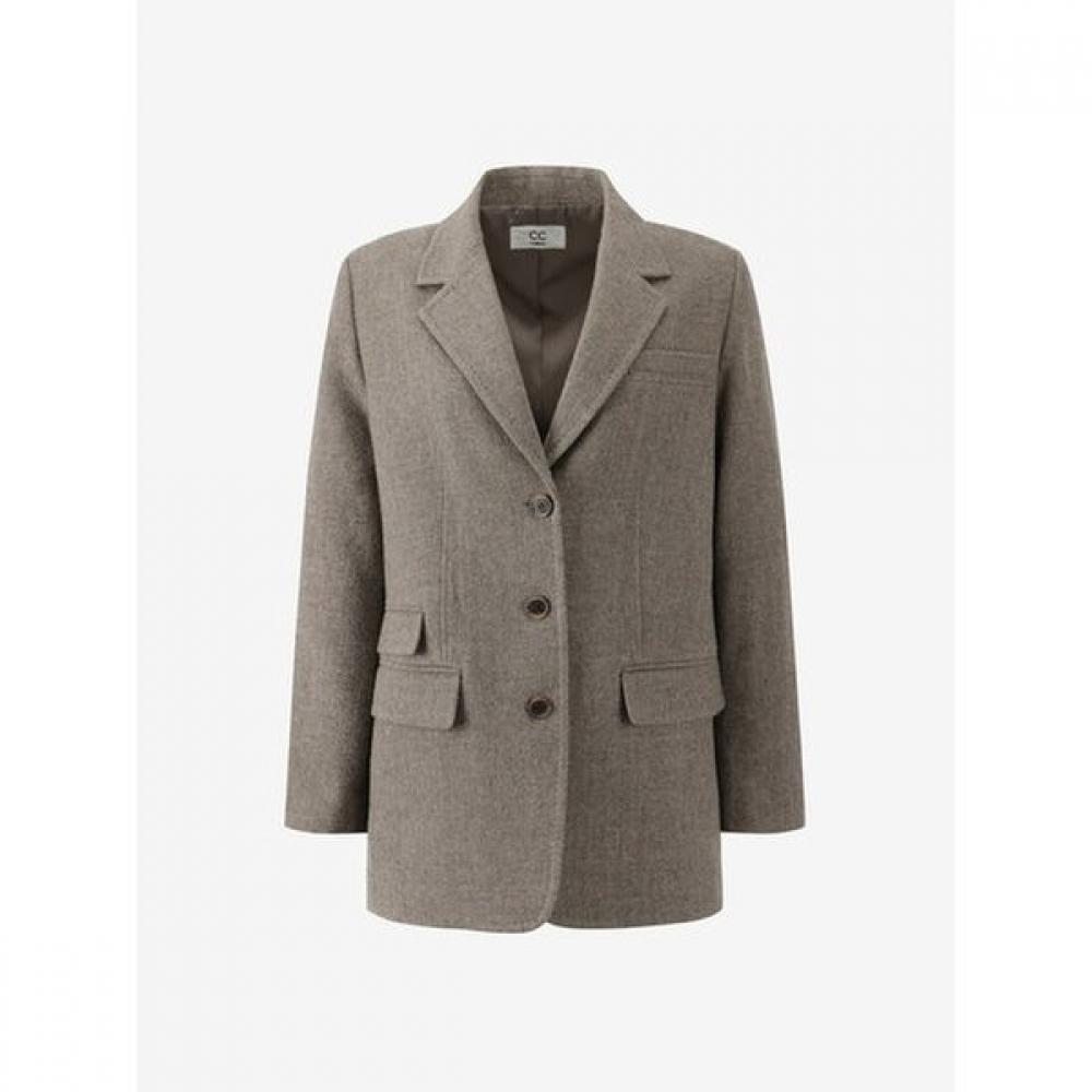 Cc Collect Men S Wool Tailored Single Jacket c254mSf033