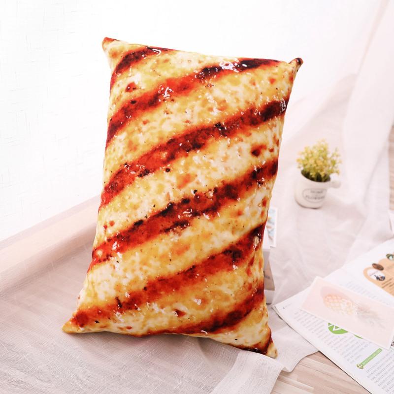 Funny Simulation Barbecue Plush Pillow Soft Cartoon Animal Trotter&Carrot&Chicken Leg&Tofu&Abalone&Steak Stuffed Doll Sofa Toys