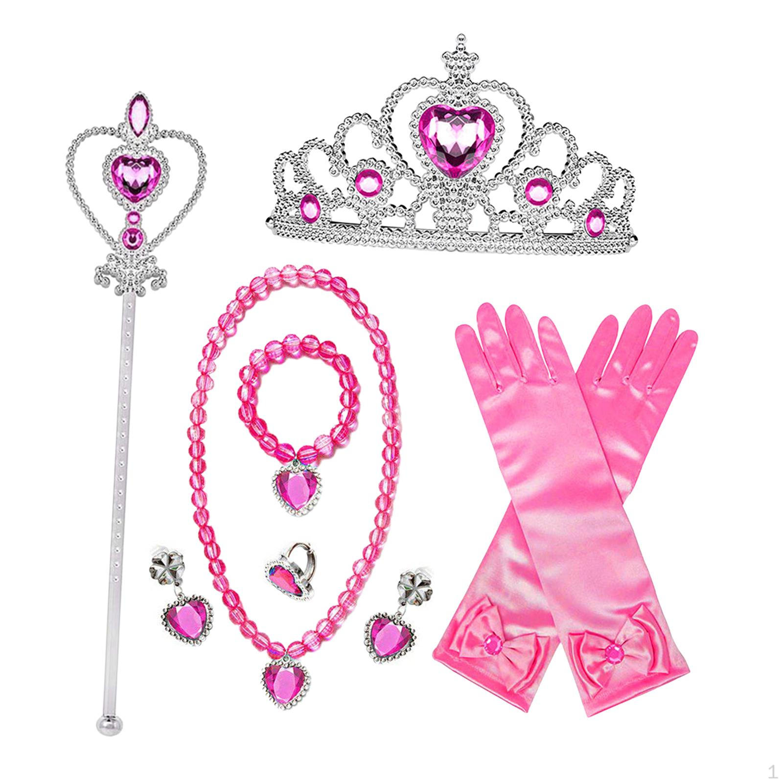 

Набор аксессуаров принцессы для косплея, вечерние сувениры со стразами, аксессуары для детского костюма