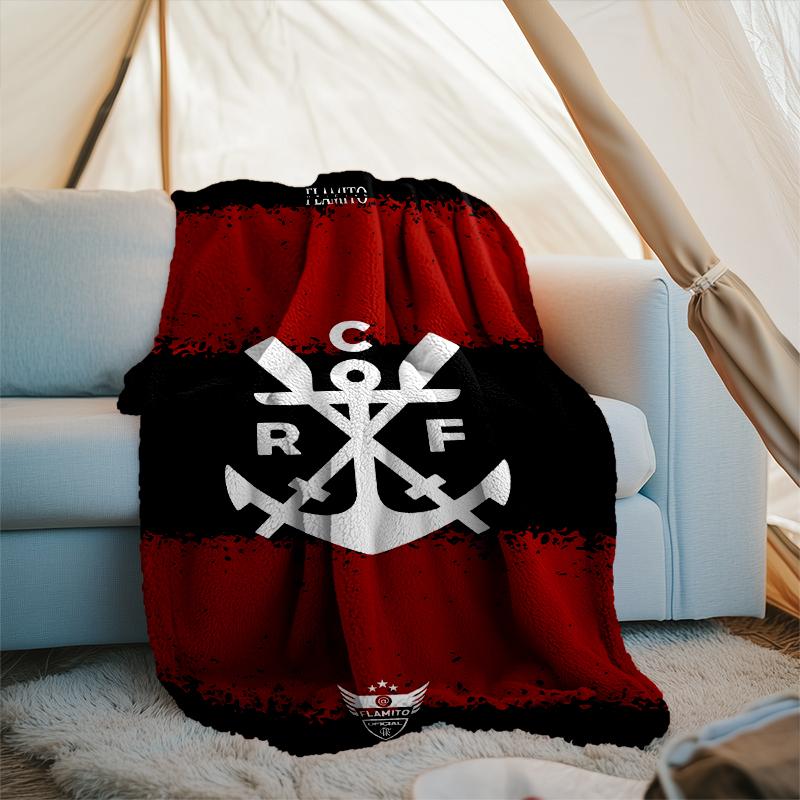 1PC Fla-mengo Club Crest Printed Soft Flannel Blanket Throw for Adult Bedroom Living Room Sofa Camping Travel Fan gifts Christmas Gifts