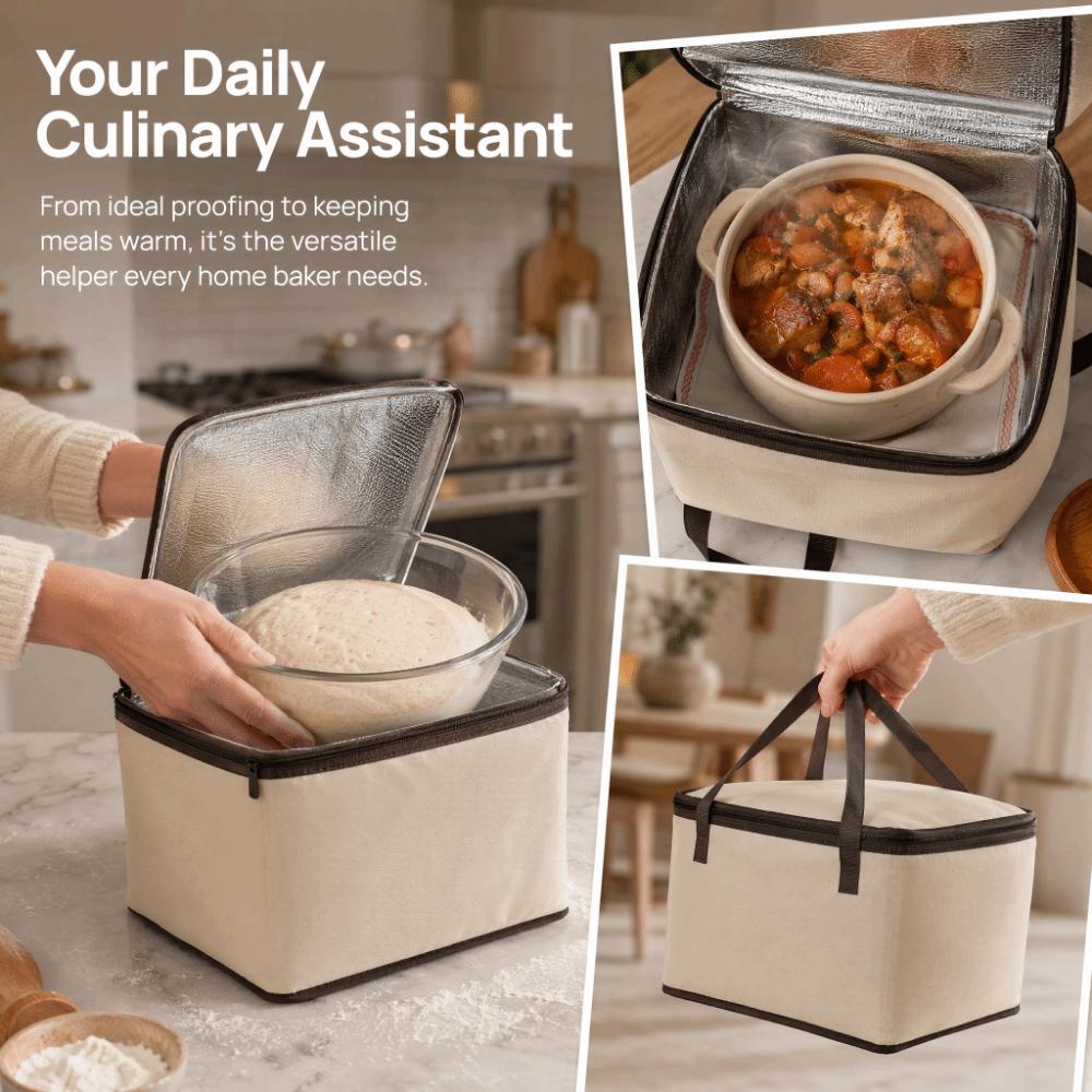 Collapsible Design Dough Proofer 20L Capacity Warming Box Bread Proofing Box  Making Bread Yogurt