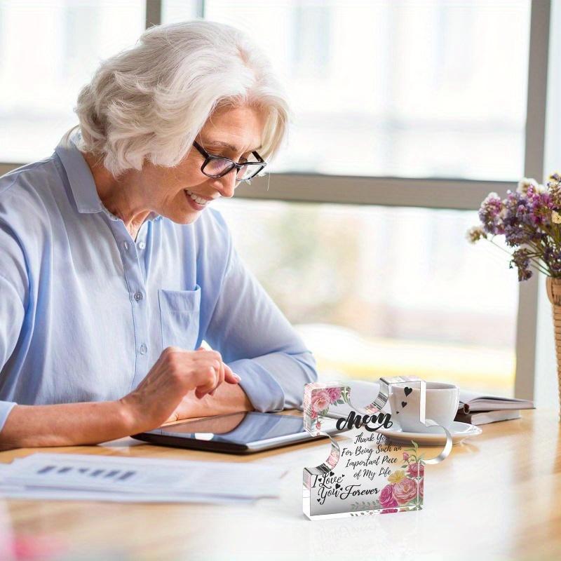 Beautiful Acrylic Flower Table Centerpiece, Perfect Birthday, Retirement or Thanksgiving Gift for Mom From Daughter