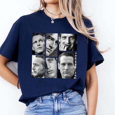 Paul Newman Vintage Shirt and Kids Tshirt : Classic Hollywood Actor Tee