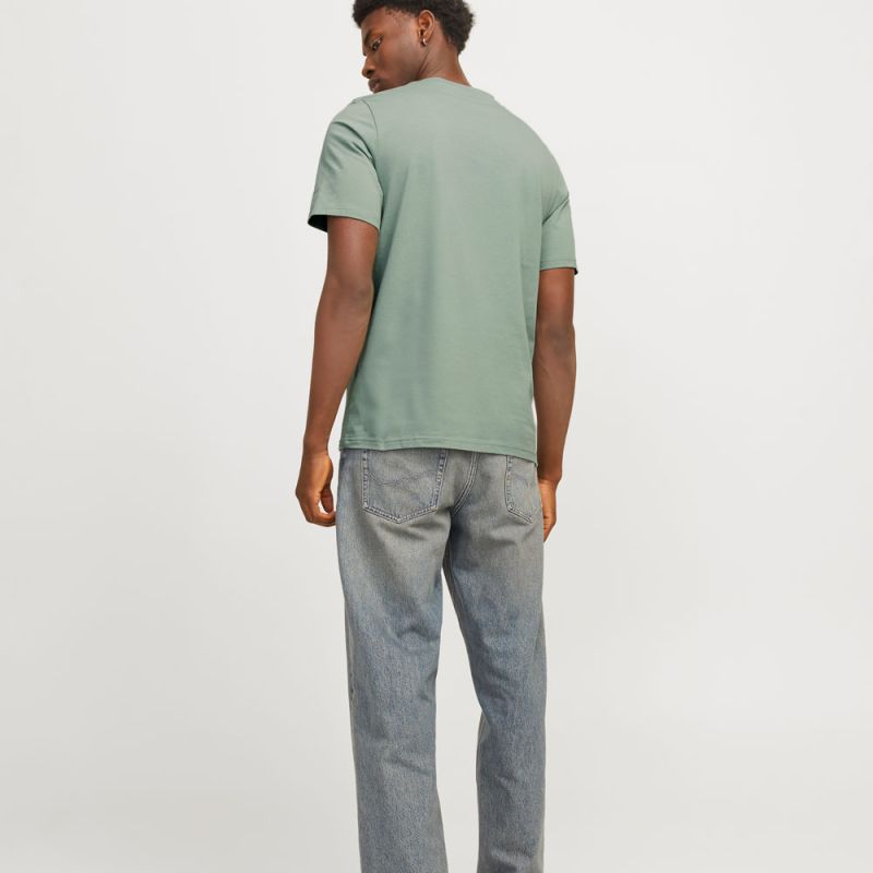 Tee shirt verner coton col de cou Homme JACK & JONES