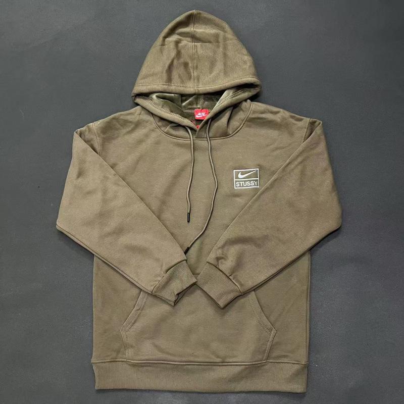 Stüssy ACG Autumn/Winter Plus Velvet Embroidered Hoodie Jacket